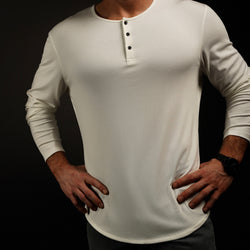 Camiseta sin mangas LUXXFEEL LS-HENLEY